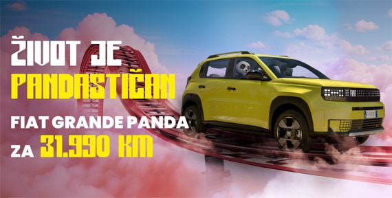 ŽIVOT JE PANDASTIčAN – POSEBNO UZ NOVU FIAT GRANDE PANDU, KOJA DONOSI SVJEžINU U SVIJET GRADSKE MOBILNOSTI.