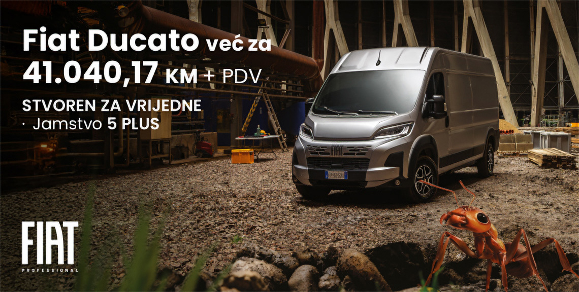 FIAT DUCATO ZA 41.040,17 KM + PDV