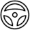 Steering wheel icon